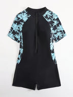 Women's Zipper Competition Swimsuit