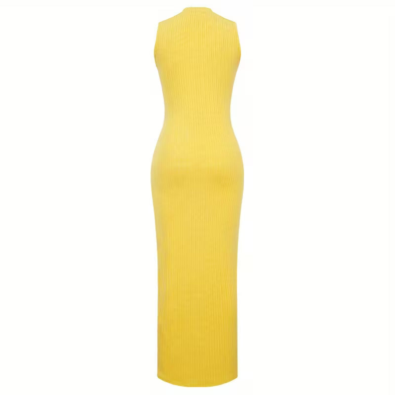 Women's Casual Sleeveless Round Neck Summer Dress