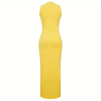 Women's Casual Sleeveless Round Neck Summer Dress