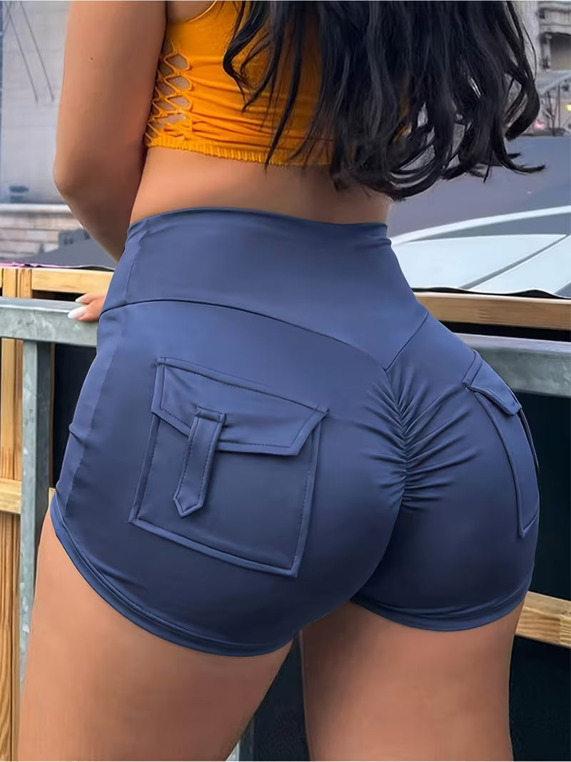Women's Y2K Style Fitted Short Shorts
