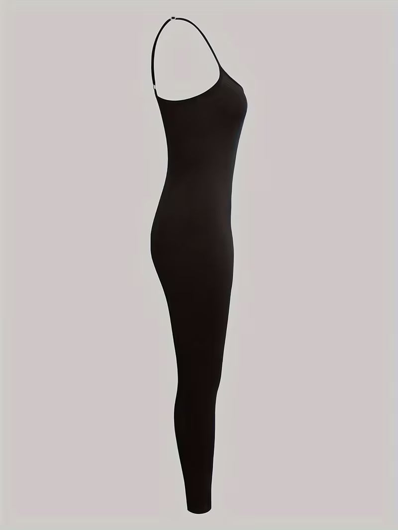 Women's Solid Color Jumpsuit Shorts