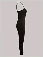 Women's Solid Color Jumpsuit Shorts