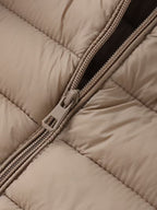 Women's Slim-Fit Stand Collar Padded Cropped Jacket