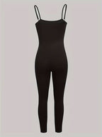 Women's Solid Color Jumpsuit Shorts