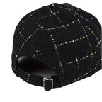 Women's White Letter Print Casual Baseball Cap