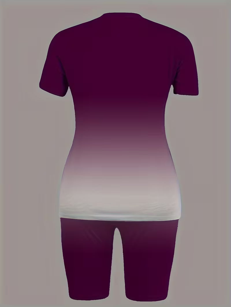 Women's T-Shirt and Shorts Set