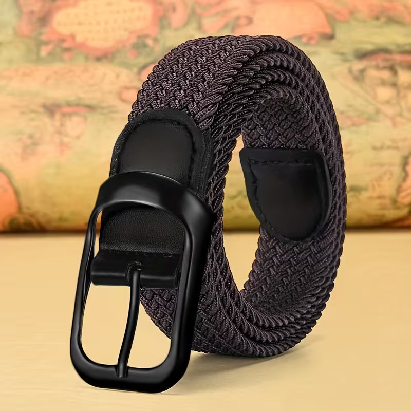 Unisex Casual Needle Buckle Elastic Belt