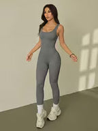Women's Tummy Control Seamless Ribbed Shapewear Bodysuit