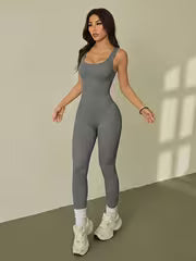 Women's Tummy Control Seamless Ribbed Shapewear Bodysuit