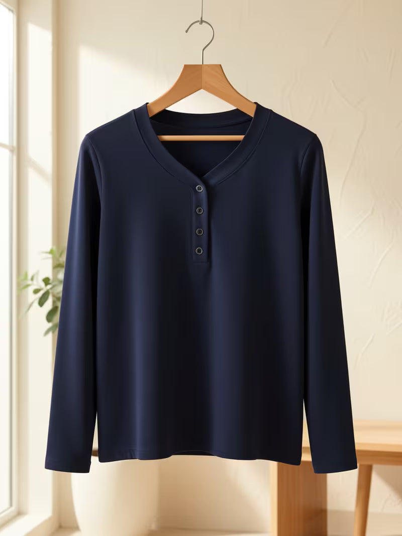 Women's Casual Long Sleeve T-Shirt for Spring & Summer