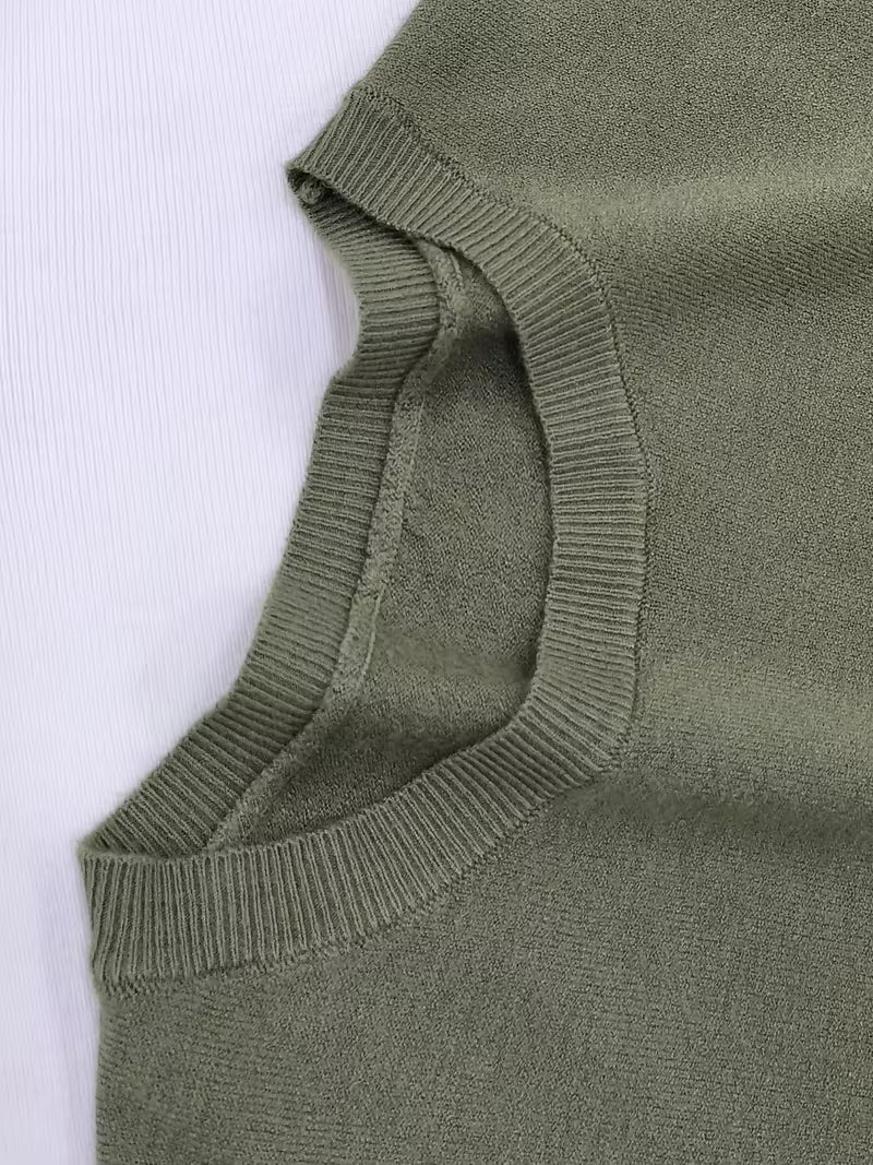 Women's Simple Thin Short Sleeve Summer Sweater