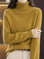 Women's Warm Collared Loose-Fit Base Layer Sweater