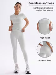 Women's Fitted Fitness Two-Piece Set