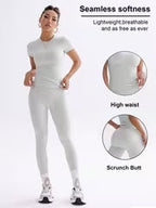 Women's Fitted Fitness Two-Piece Set