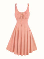 Women's Metal Eyelet Camisole Dress