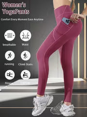 Women's High-Waist Butt-Lifting Running Leggings