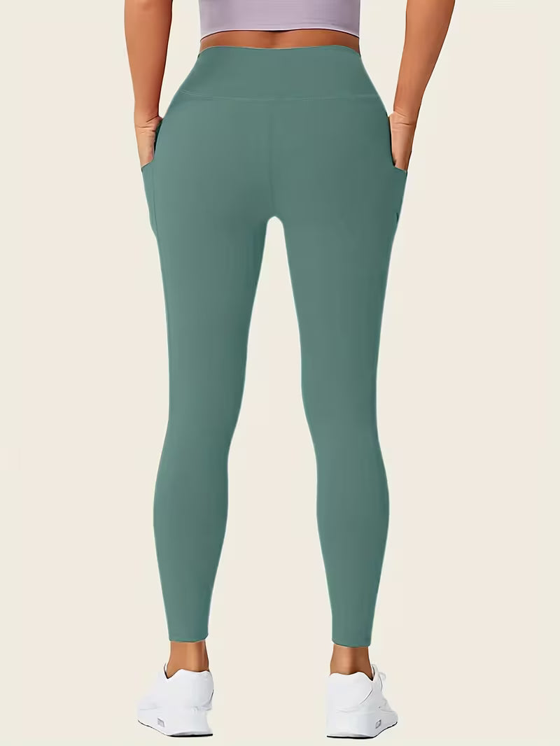 Women's High-Waisted Double Pocket Leggings