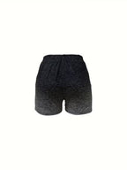 Women's Gradient Print Trendy Street Shorts