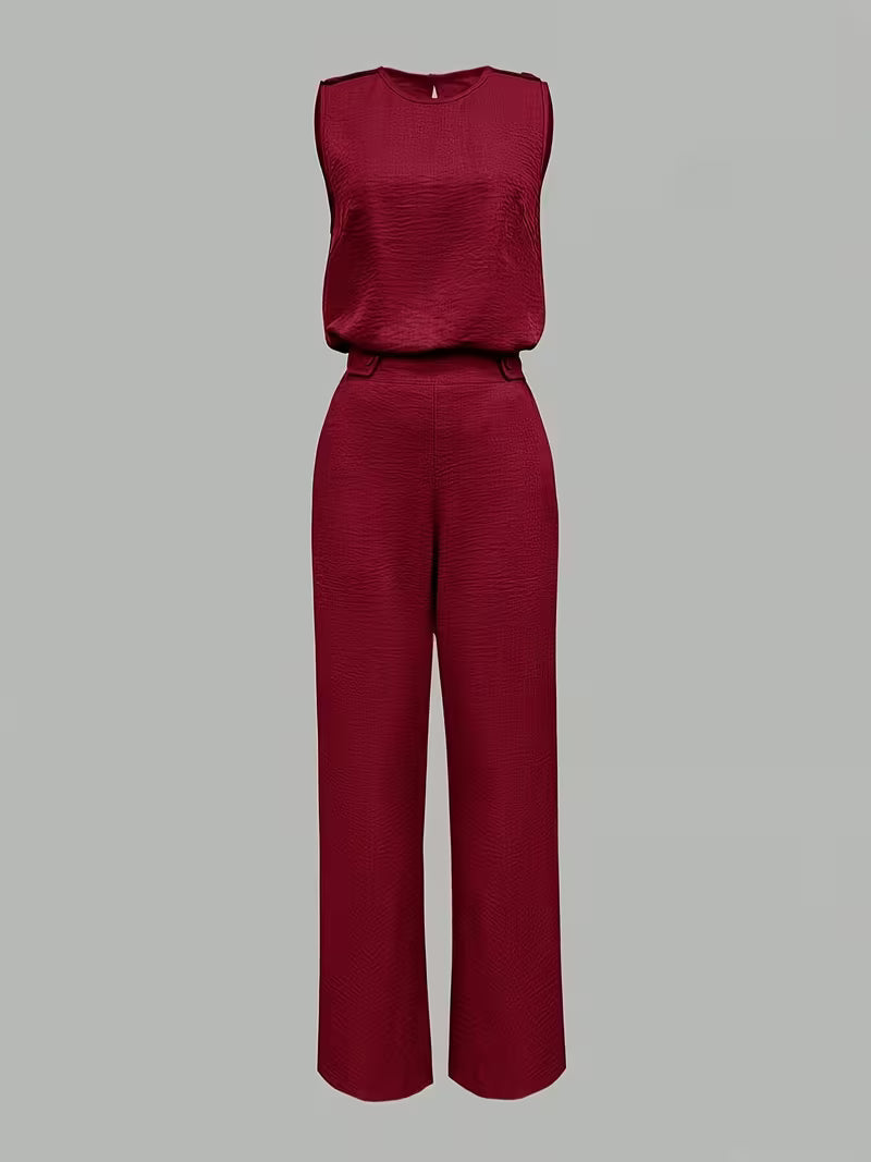 Women's Sleeveless Tank Top & Long Pants Set