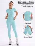 Women's Fitted Fitness Two-Piece Set