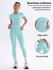 Women's Fitted Fitness Two-Piece Set