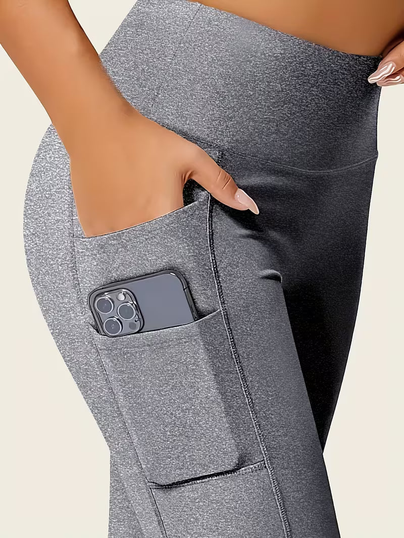 Women's High-Waisted Double Pocket Leggings