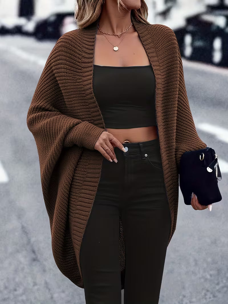 Women's Elegant Mid-Length Cardigan Coat
