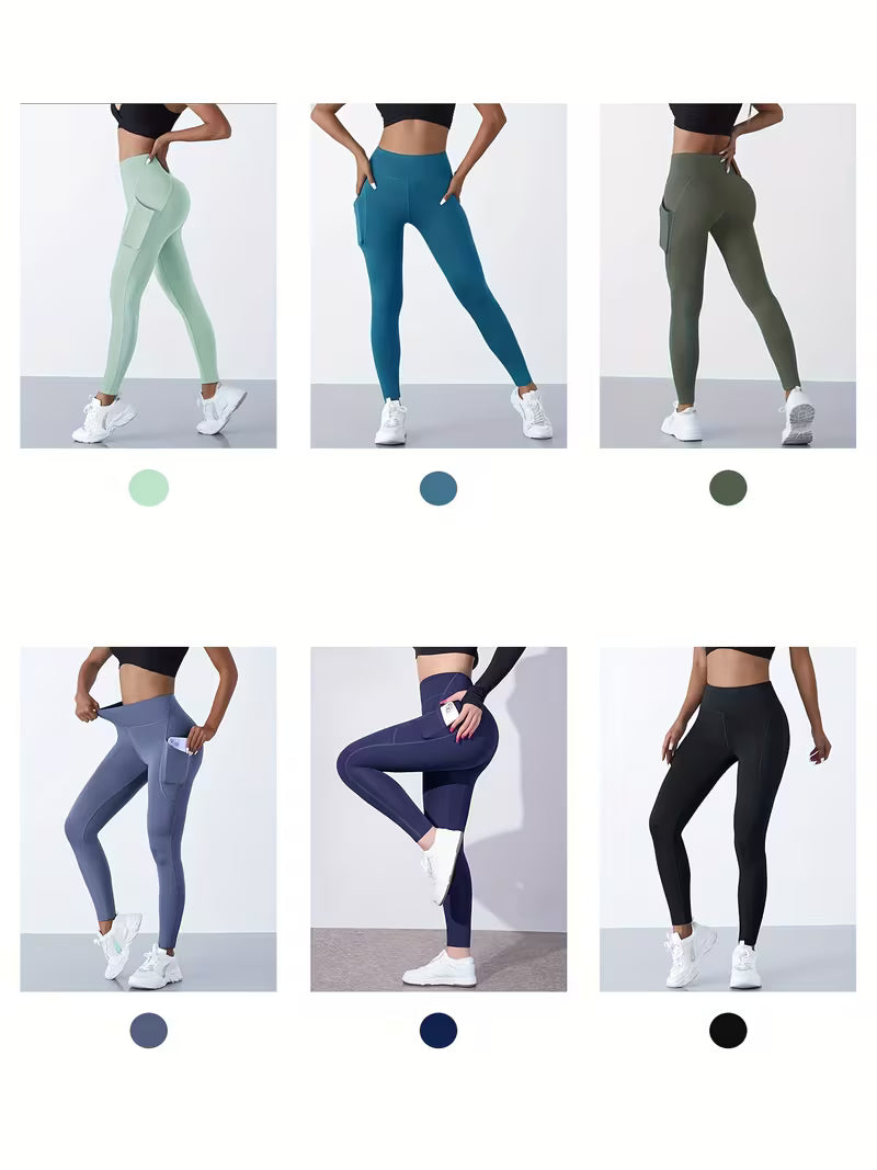 Women's High-Waist Butt-Lifting Running Leggings