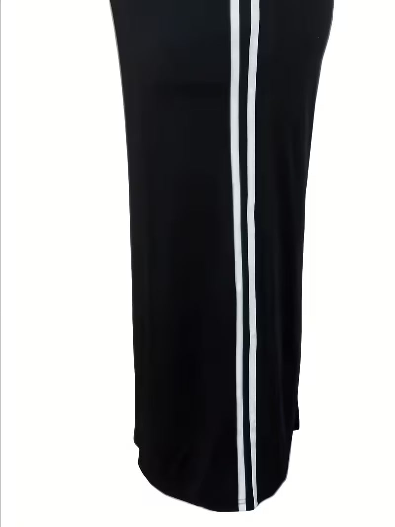 Women's Plus Size Slit Midi Skirt