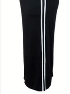 Women's Plus Size Slit Midi Skirt