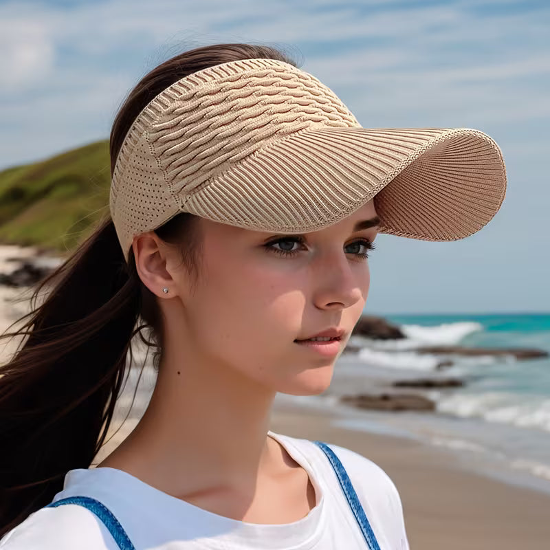 Women's Water Ripple Fold Visor Hat