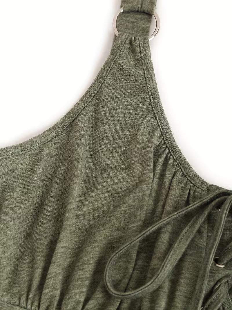 Women's Metal Eyelet Camisole Dress