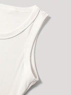 Women's Ribbed Long Tank Top, Slim Fit