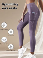Women's High-Waist Butt-Lifting Running Leggings
