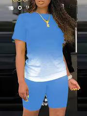 Women's T-Shirt and Shorts Set