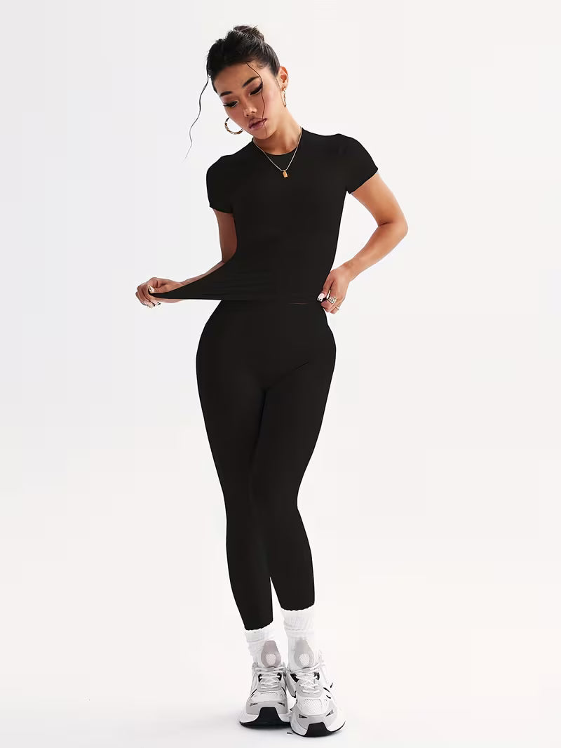 Women's Fitted Fitness Two-Piece Set