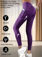 Women's High-Waist Butt-Lifting Running Leggings