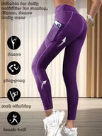 Women's High-Waist Butt-Lifting Running Leggings
