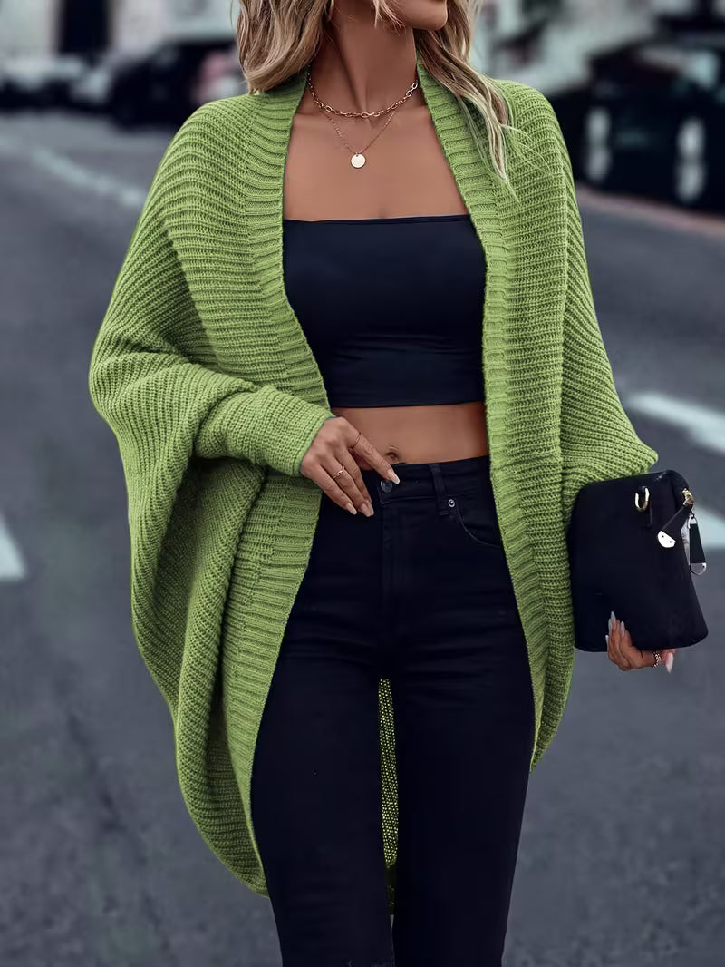 Women's Elegant Mid-Length Cardigan Coat