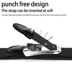 Unisex Casual Needle Buckle Elastic Belt