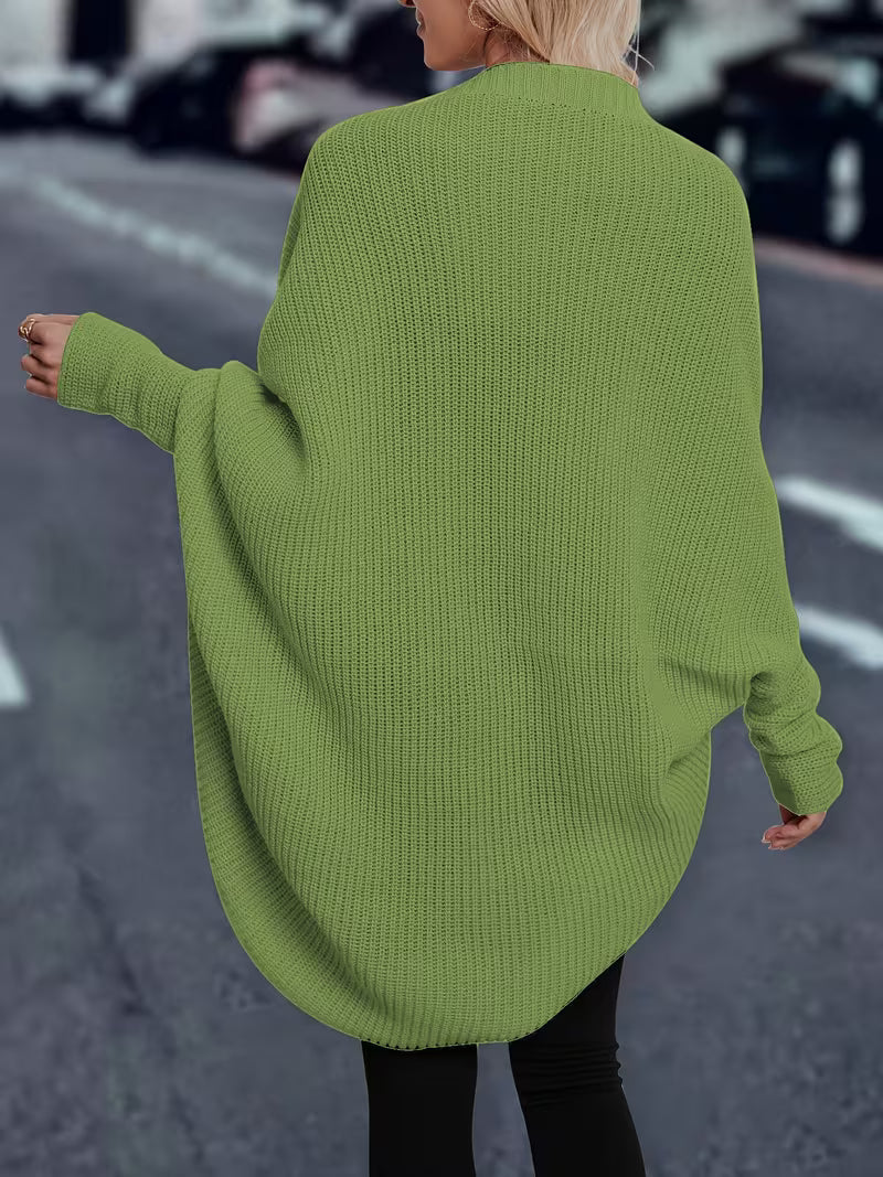 Women's Elegant Mid-Length Cardigan Coat