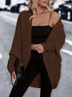 Women's Elegant Mid-Length Cardigan Coat