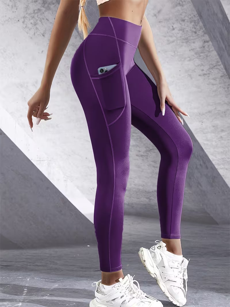 Women's High-Waist Butt-Lifting Running Leggings