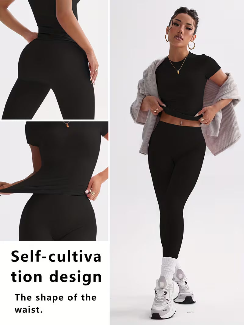 Women's Fitted Fitness Two-Piece Set