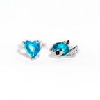 Gold-Plated Adjustable Crystal Open Ring