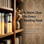 Wizard-Themed Book Nook LED Lantern Decor