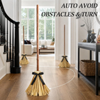 Animated Dancing Broom Wizard-Themed Halloween Decor